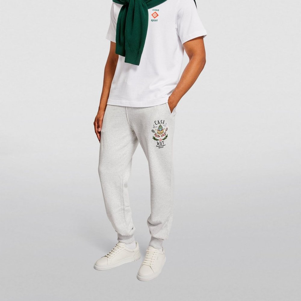 BNWT AW23 CASABLANCA MARLE LOOPBACK CASAWAY SWEATPANTS XL